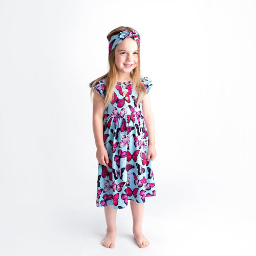 Fly Girl Girls Dress - FINAL SALE - Image 1 - Bums & Roses