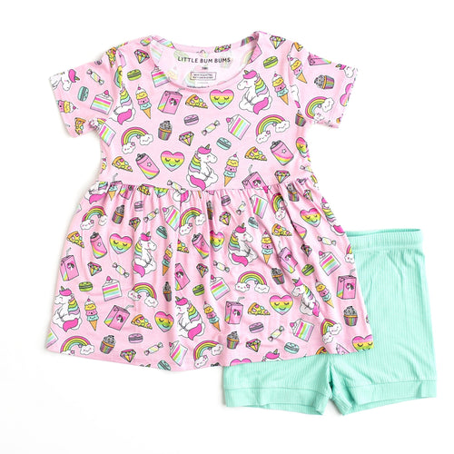 Sweet Tooth Girls Top & Shorts Set - FINAL SALE - Image 2 - Bums & Roses