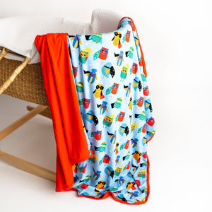 Owl Save The Day Bum Bum Blanket - FINAL SALE
