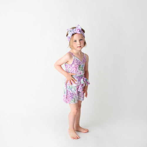 You Had Me At Hydrangea Toddler Romper - Image 6 - Bums & Roses