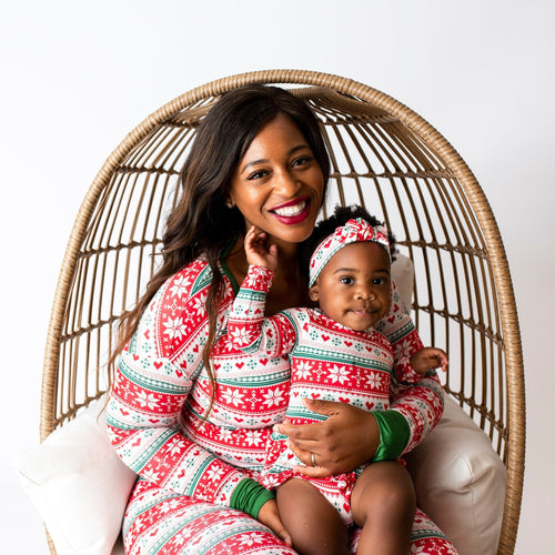 Baby Kids Bamboo Pajamas — Up To Snow Good Mama Shirt — Image 11