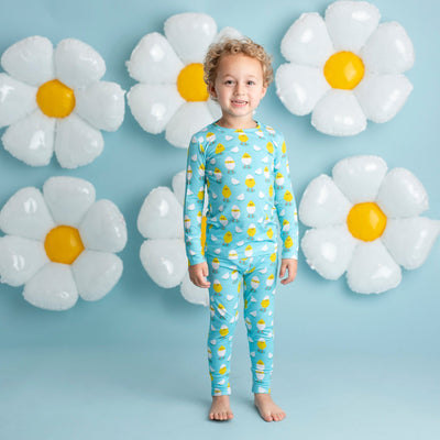 Baby Kids Bamboo Pajamas — Chick Magnet Two-Piece Pajama Set — Image 1