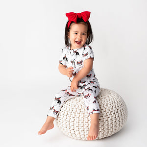 Bums & Roses - Baby & Kids Bamboo Pajamas - Pardon My Frenchie Romper - Image 1