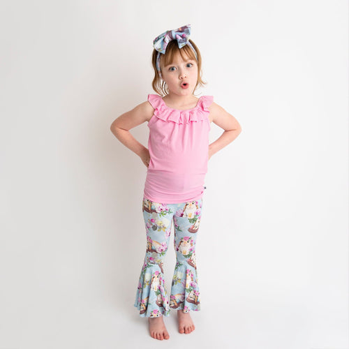 Sweet Egg-Scape Top & Bell Bottoms Set - Image 7 - Bums & Roses
