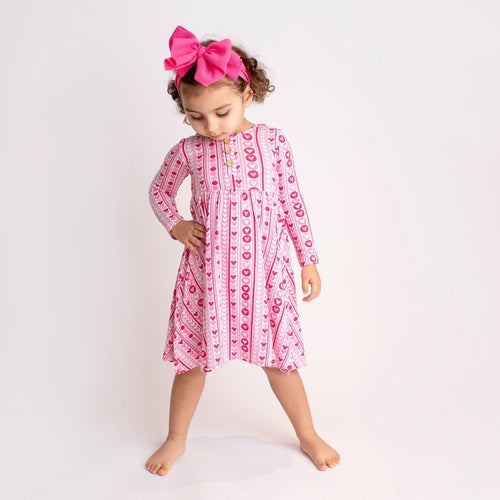Heart to Heart Girls Dress Set - Image 6 - Bums & Roses
