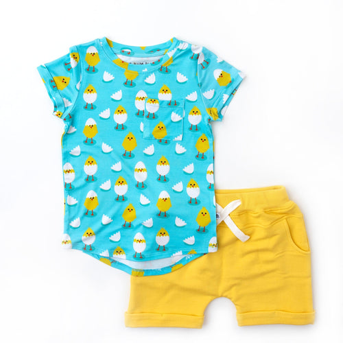 Chick Magnet Toddler T-shirt & Shorts Set - FINAL SALE - Image 2 - Bums & Roses