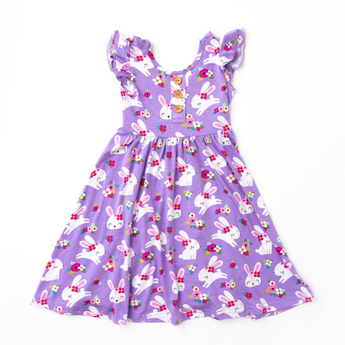 Good Hare Day Girls Dress - Image 2 - Bums & Roses