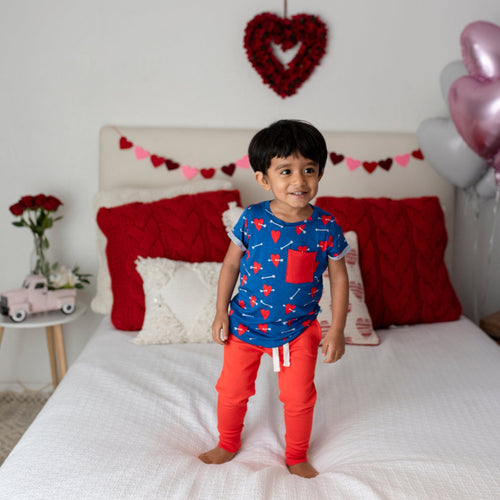 Love Struck Toddler T-shirt & Jogger Set - Image 6 - Bums & Roses
