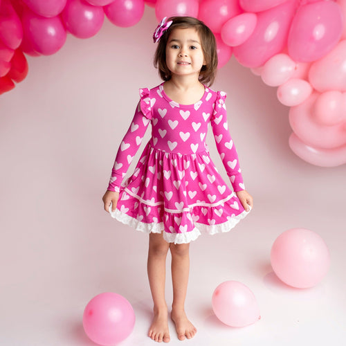 Playing Heart to Get Girls Party Dress & Shorts Set - Image 6 - Bums & Roses