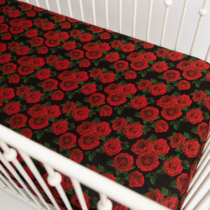 Bums N' Roses Crib Sheet