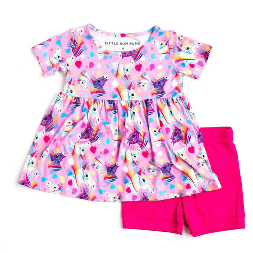 Born to Stand Out Girls Top & Shorts Set - FINAL SALE - Image 2 - Bums & Roses