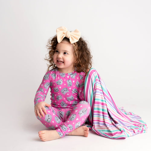 Whisker Me Away Two-Piece Pajama Set - FINAL SALE - Image 5 - Bums & Roses