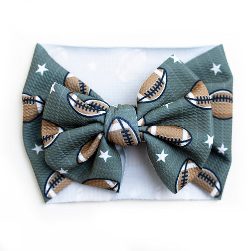 Tight End Biggie Bow - FINAL SALE - Image 2 - Bums & Roses