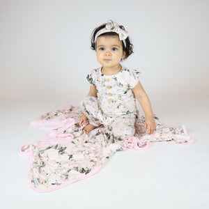 Bums & Roses - Baby & Kids Bamboo Pajamas - Once & Flor-al Bum Bum Blanket - Image 1