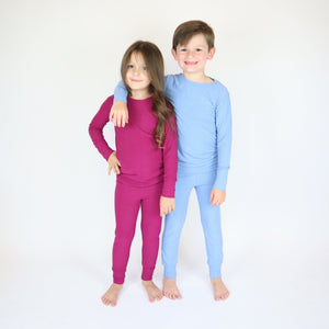 Bums & Roses - Baby & Kids Bamboo Pajamas - Let the Beet Drop Two-Piece Pajama Set - Image 1