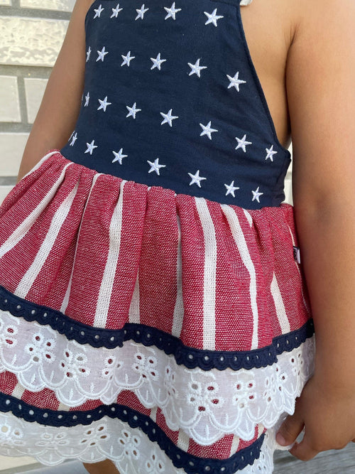 USA Tiered Ruffle Dress - FINAL SALE - Image 17 - Bums & Roses