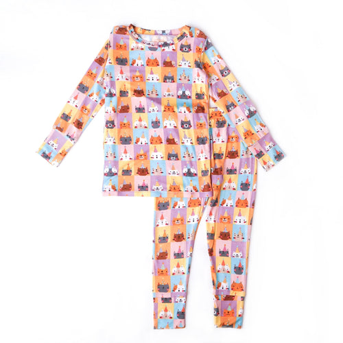 Birthday Purrty Two-Piece Pajama Set - FINAL SALE - Image 2 - Bums & Roses