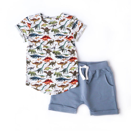 Dinomite Toddler T-shirt & Shorts Set - Image 2 - Bums & Roses
