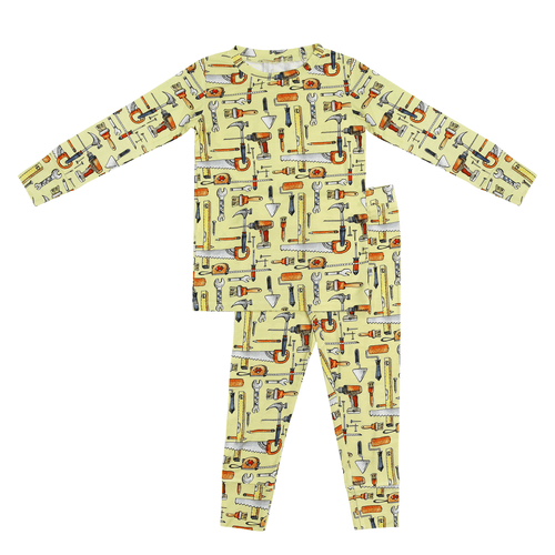Nailed It Two-Piece Pajama Set - Long Sleeves - Image 2 - Bums & Roses