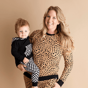 Leopard Mama Crew Neck Sweatshirt - FINAL SALE - Image 1 - Bums & Roses