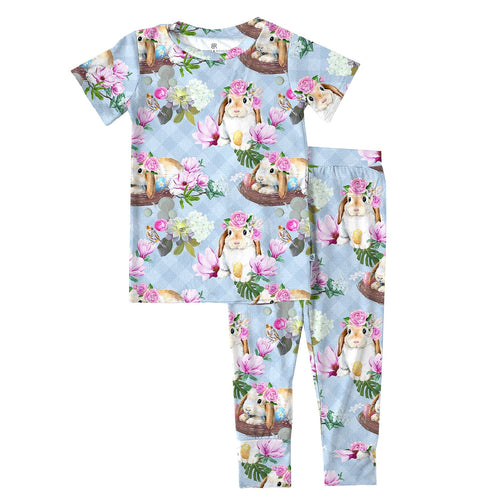 Sweet Egg-Scape Two-Piece Pajama Set - Image 2 - Bums & Roses