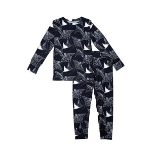 Bums & Roses - Baby & Kids Bamboo Pajamas - Catch Some Rays Two-Piece Pajama Set - Image 1