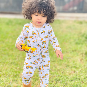 Baby Kids Bamboo Pajamas — Notorious D.I.G. Romper — Image 1