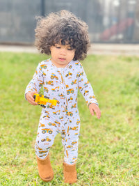 Baby Kids Bamboo Pajamas — Notorious D.I.G. Romper — Image 1