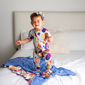 Bums & Roses - Baby & Kids Bamboo Pajamas - Anything Is Popsicle Bum Bum Blanket - Image 1